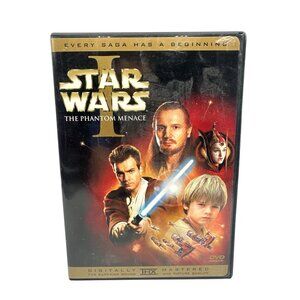 Star Wars Episode I The Phantom Menace DVD 2001 Liam Neeson Ewan McGregor PG